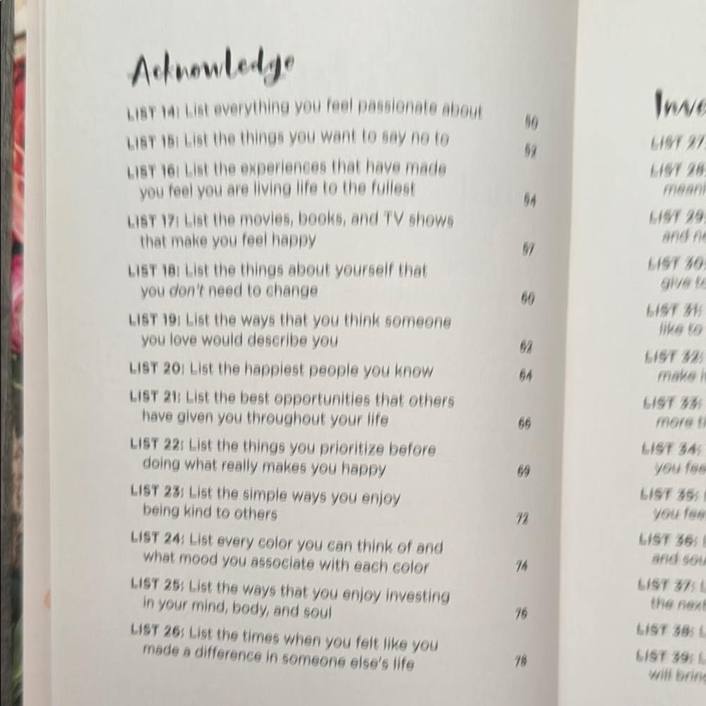 52 Lists for Happiness Journal by Moorea Seal - Picture 9 of 16
